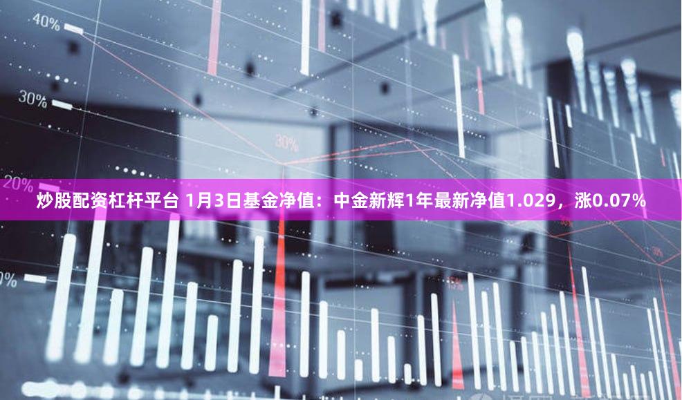 炒股配资杠杆平台 1月3日基金净值：中金新辉1年最新净值1.029，涨0.07%